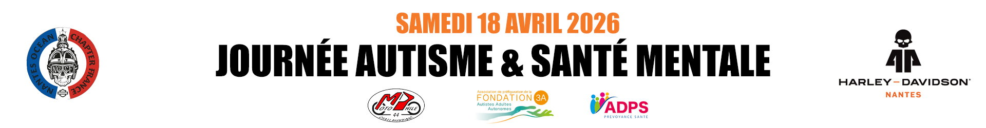 Journée d'action pour l'autisme et la santé mentale - 18 avril 2026